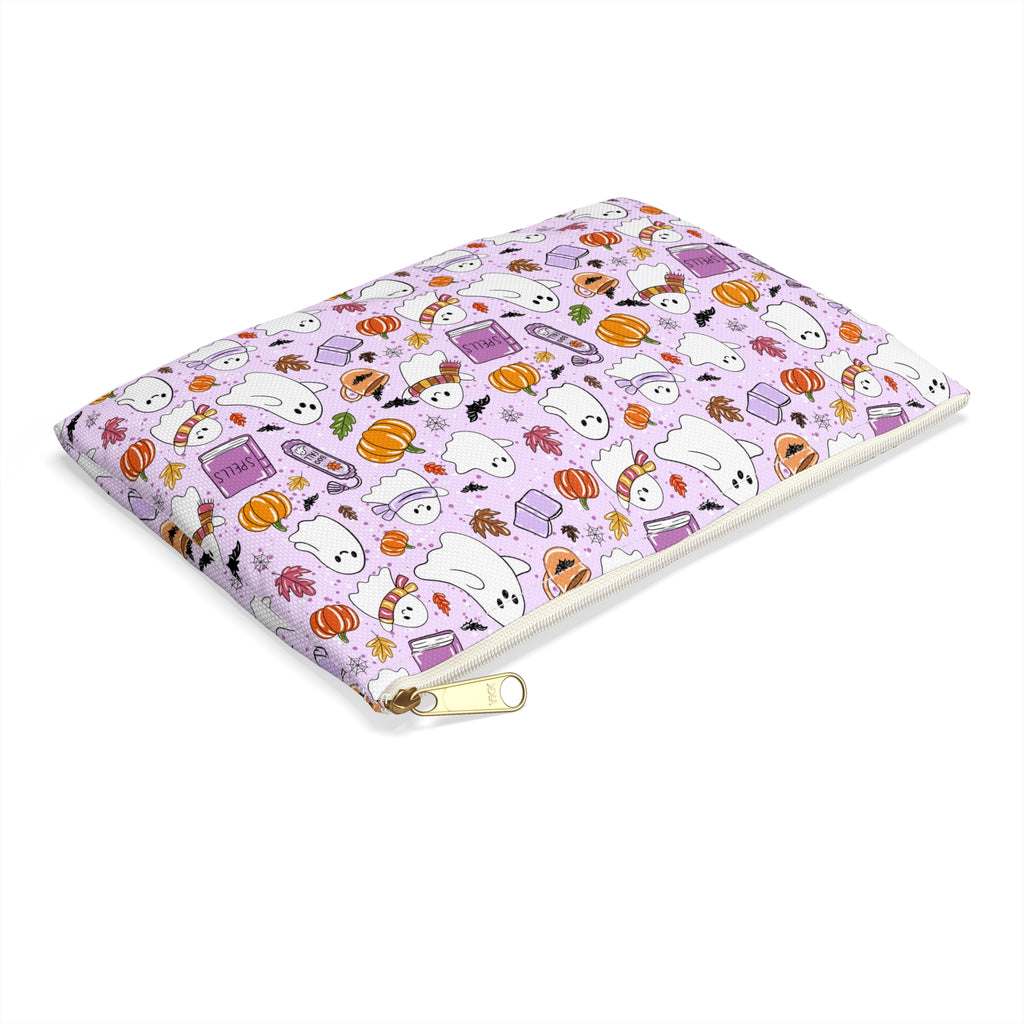 Cute Ghosts Halloween Accessory Pouch, Spooky Bag, Makeup Organizer, Fall Decor, Trick or Treat Essentials, Gift Idea
