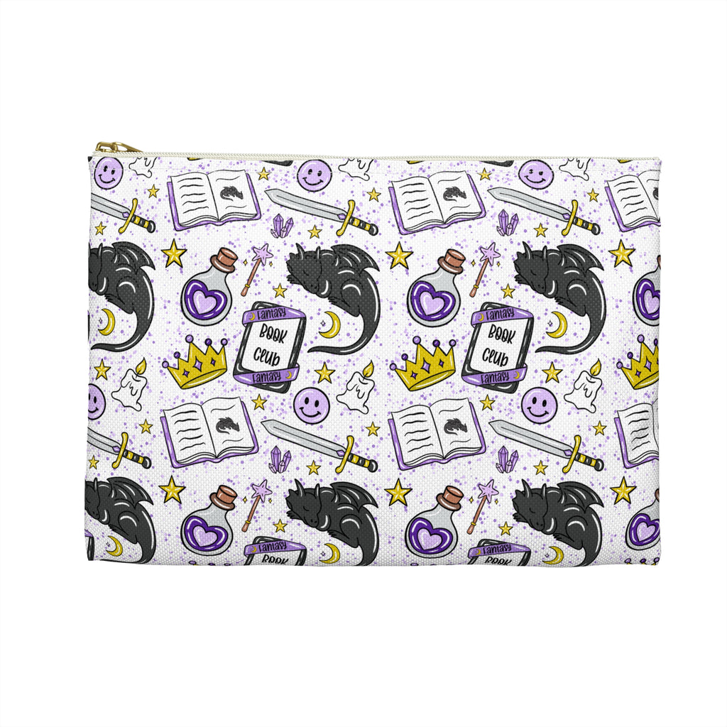 Whimsical Witch Accessory Pouch | Magic-Themed Makeup Bag, Halloween Gift, Cosplay Organizer, Cute Coin Purse, Fantasy Lover's Essential