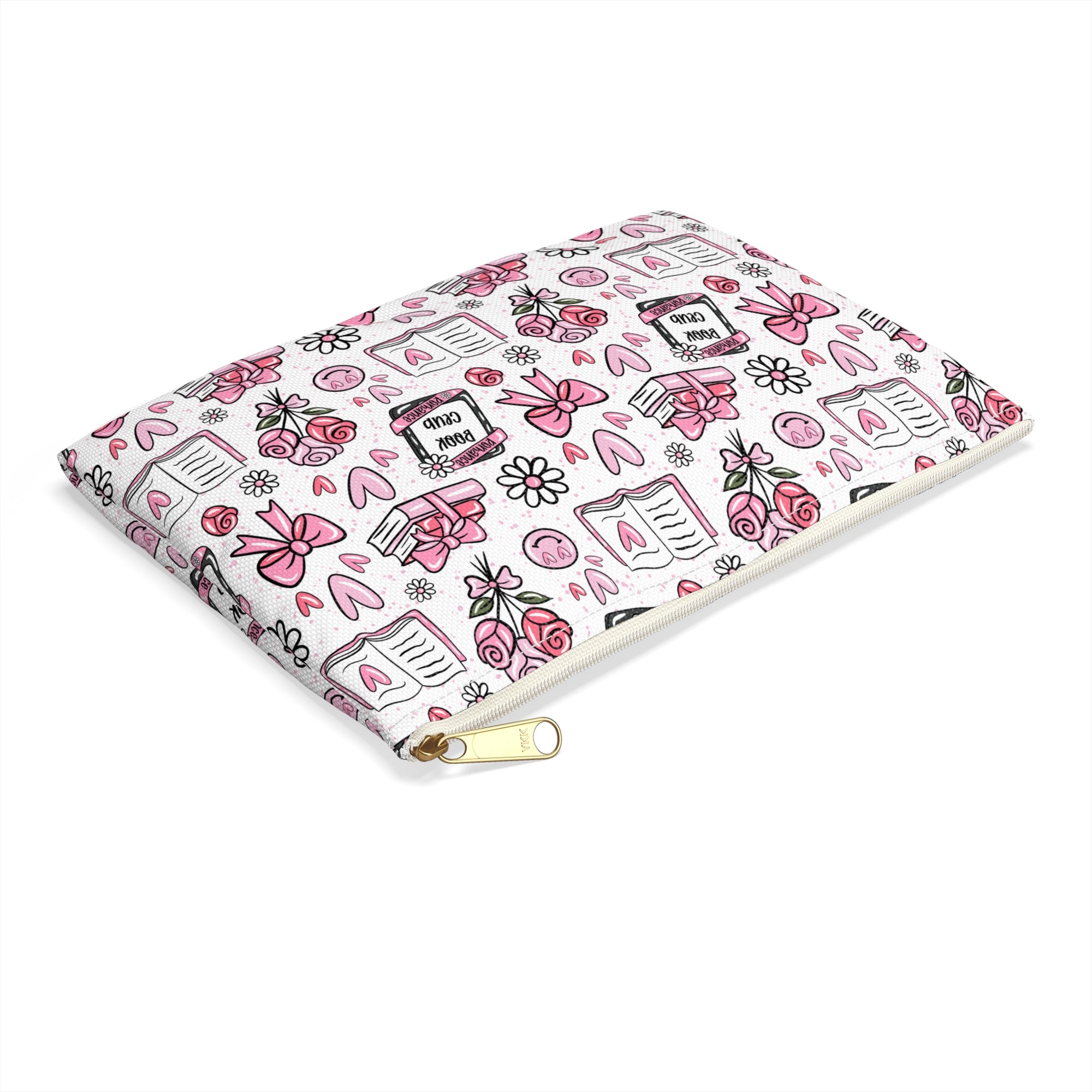 Charming Floral Accessory Pouch for Gifts, Makeup, Travel, Organization, and School, Perfect for Birthdays, Valentine's Day, Mother's Day