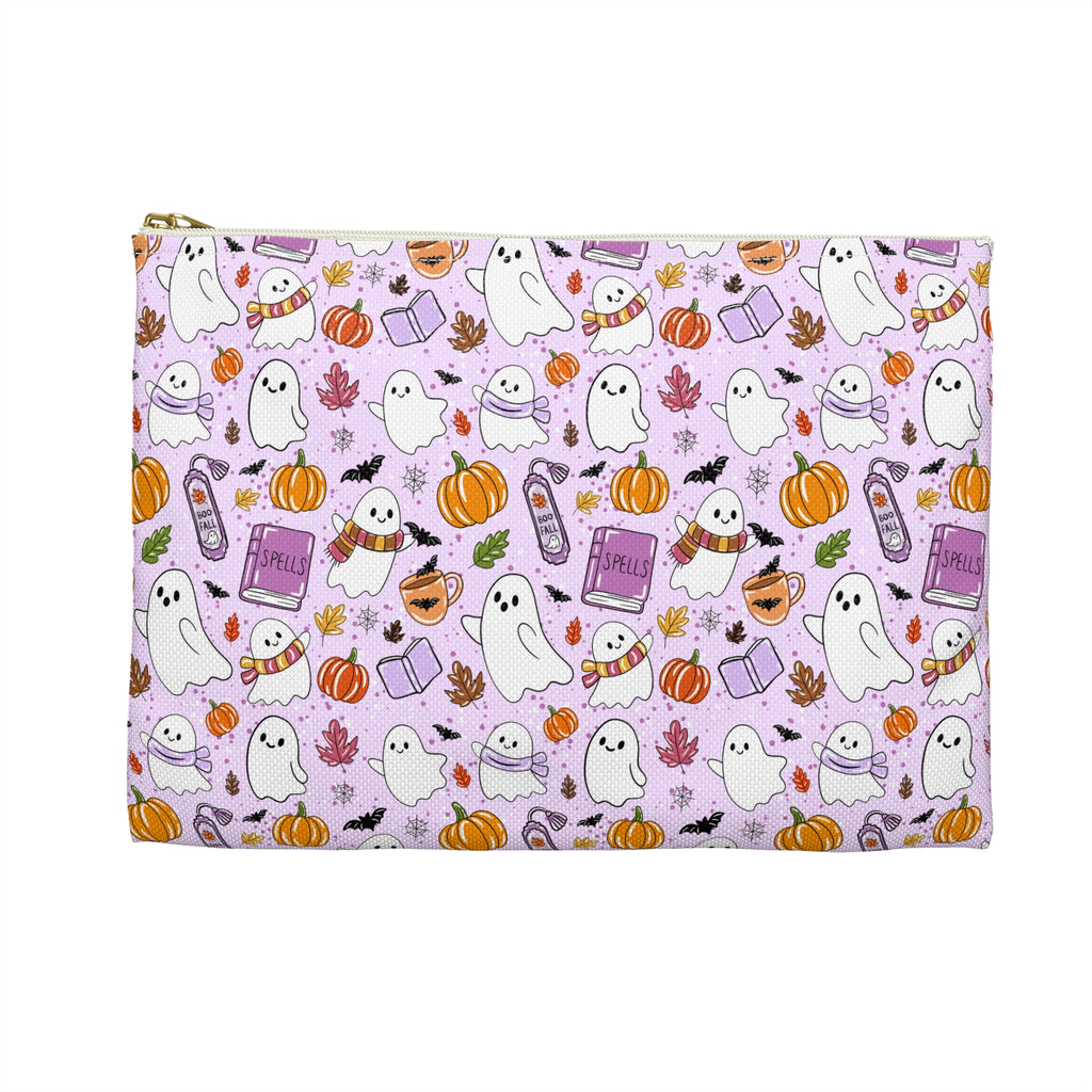 Cute Ghosts Halloween Accessory Pouch, Spooky Bag, Makeup Organizer, Fall Decor, Trick or Treat Essentials, Gift Idea