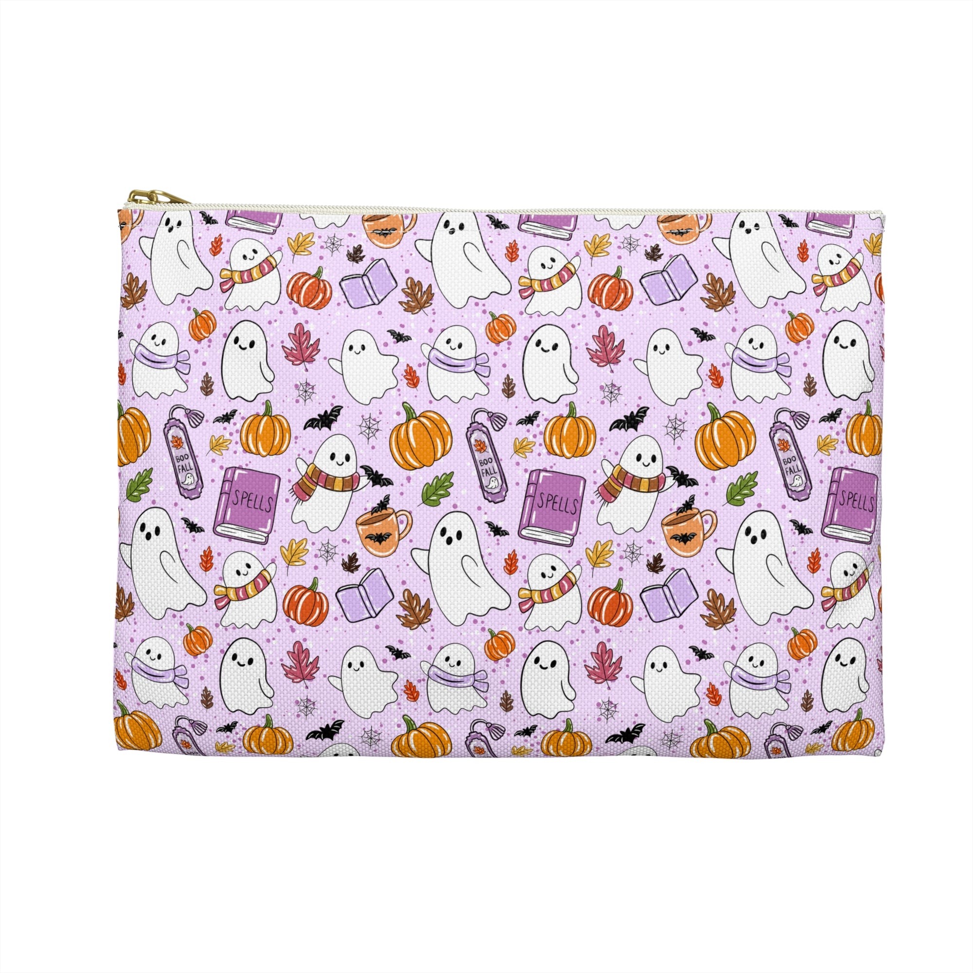 Cute Ghosts Halloween Accessory Pouch, Spooky Bag, Makeup Organizer, Fall Decor, Trick or Treat Essentials, Gift Idea