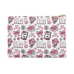 Charming Floral Accessory Pouch for Gifts, Makeup, Travel, Organization, and School, Perfect for Birthdays, Valentine's Day, Mother's Day