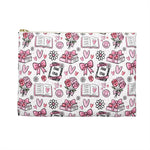 Charming Floral Accessory Pouch for Gifts, Makeup, Travel, Organization, and School, Perfect for Birthdays, Valentine's Day, Mother's Day