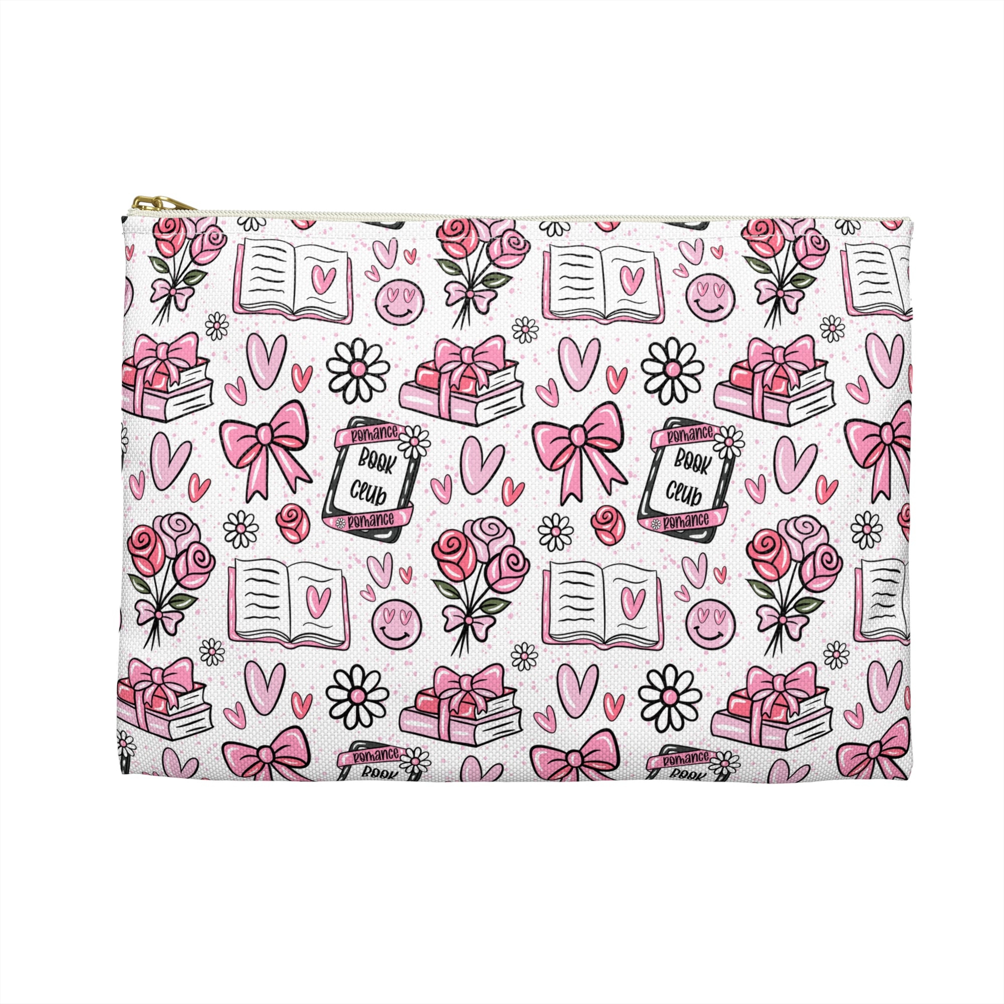 Charming Floral Accessory Pouch for Gifts, Makeup, Travel, Organization, and School, Perfect for Birthdays, Valentine's Day, Mother's Day