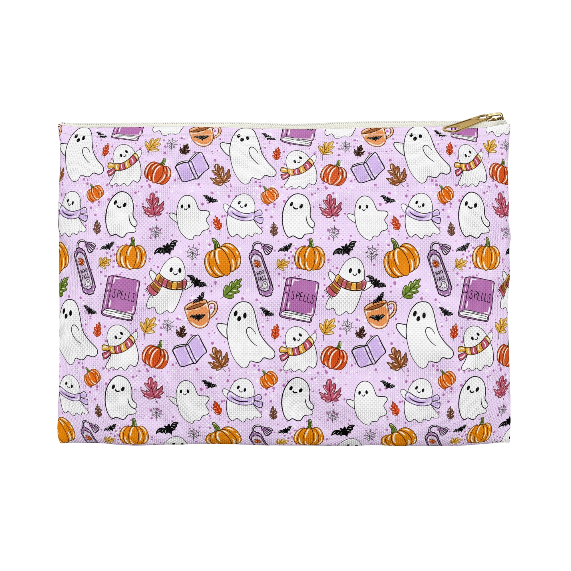 Cute Ghosts Halloween Accessory Pouch, Spooky Bag, Makeup Organizer, Fall Decor, Trick or Treat Essentials, Gift Idea