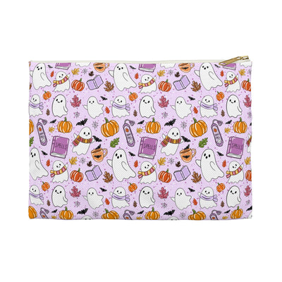 Cute Ghosts Halloween Accessory Pouch, Spooky Bag, Makeup Organizer, Fall Decor, Trick or Treat Essentials, Gift Idea