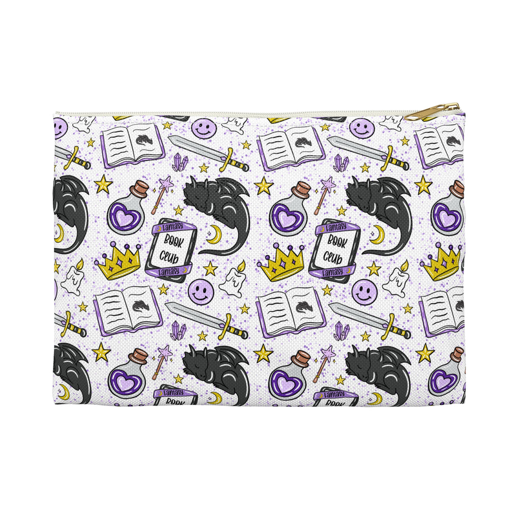 Whimsical Witch Accessory Pouch | Magic-Themed Makeup Bag, Halloween Gift, Cosplay Organizer, Cute Coin Purse, Fantasy Lover's Essential